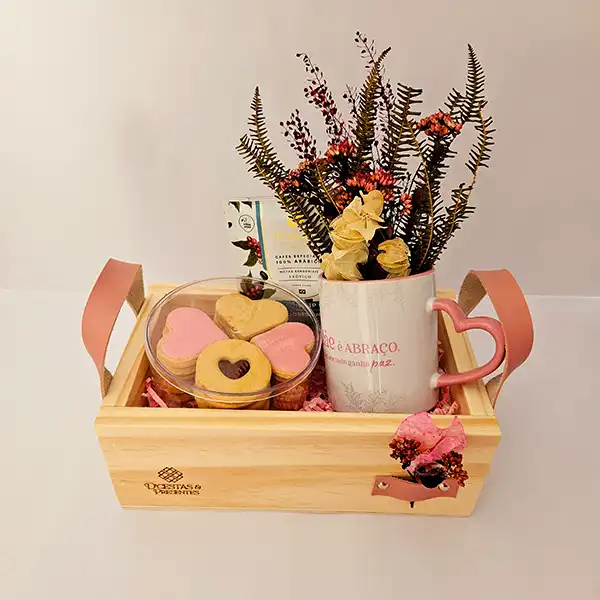caixa dia das maes doces amor biscoitos caneca